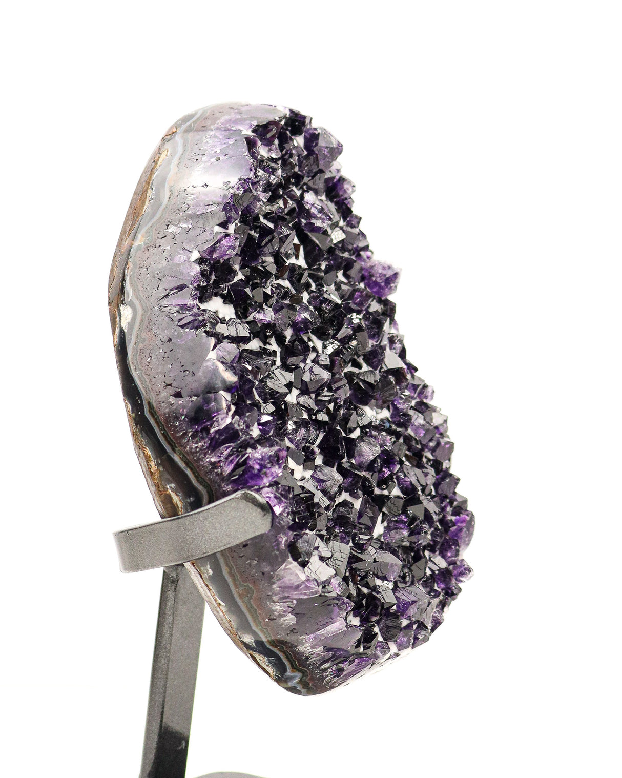 Uruguayan Amethyst Druzy on Stand | 15cm | 2.2kg | Celestial Calm & Protection