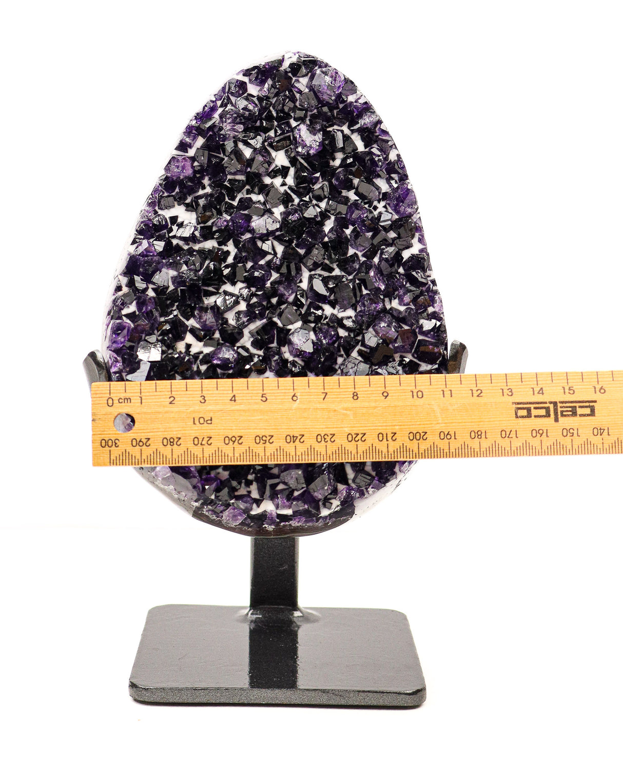 Uruguayan Amethyst Druzy on Stand | 15cm | 2.2kg | Celestial Calm & Protection