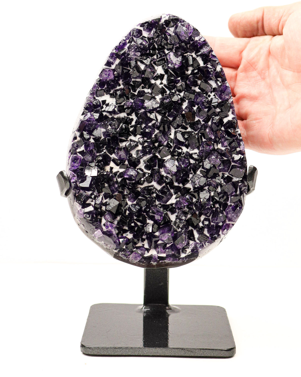 Uruguayan Amethyst Druzy on Stand | 15cm | 2.2kg | Celestial Calm & Protection