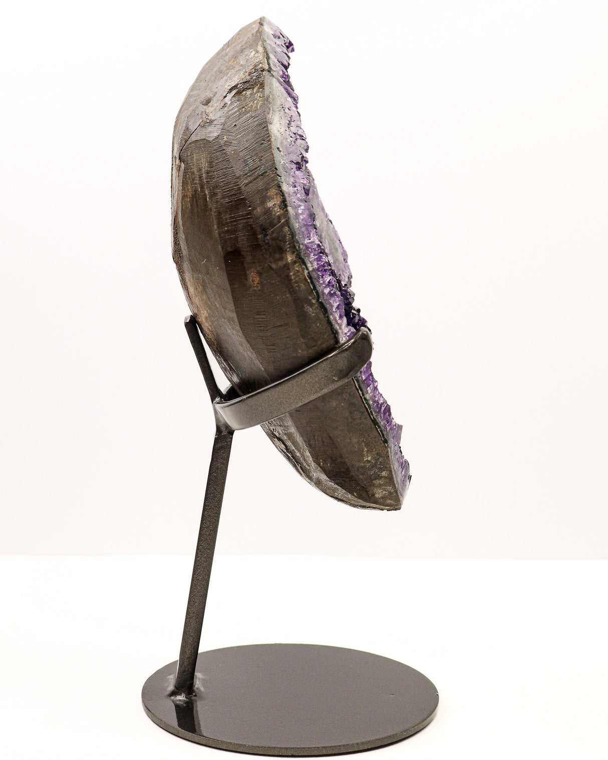 Uruguayan Amethyst Druzy on Stand | 3.1kg | Deep Protection & Ancient Wisdom