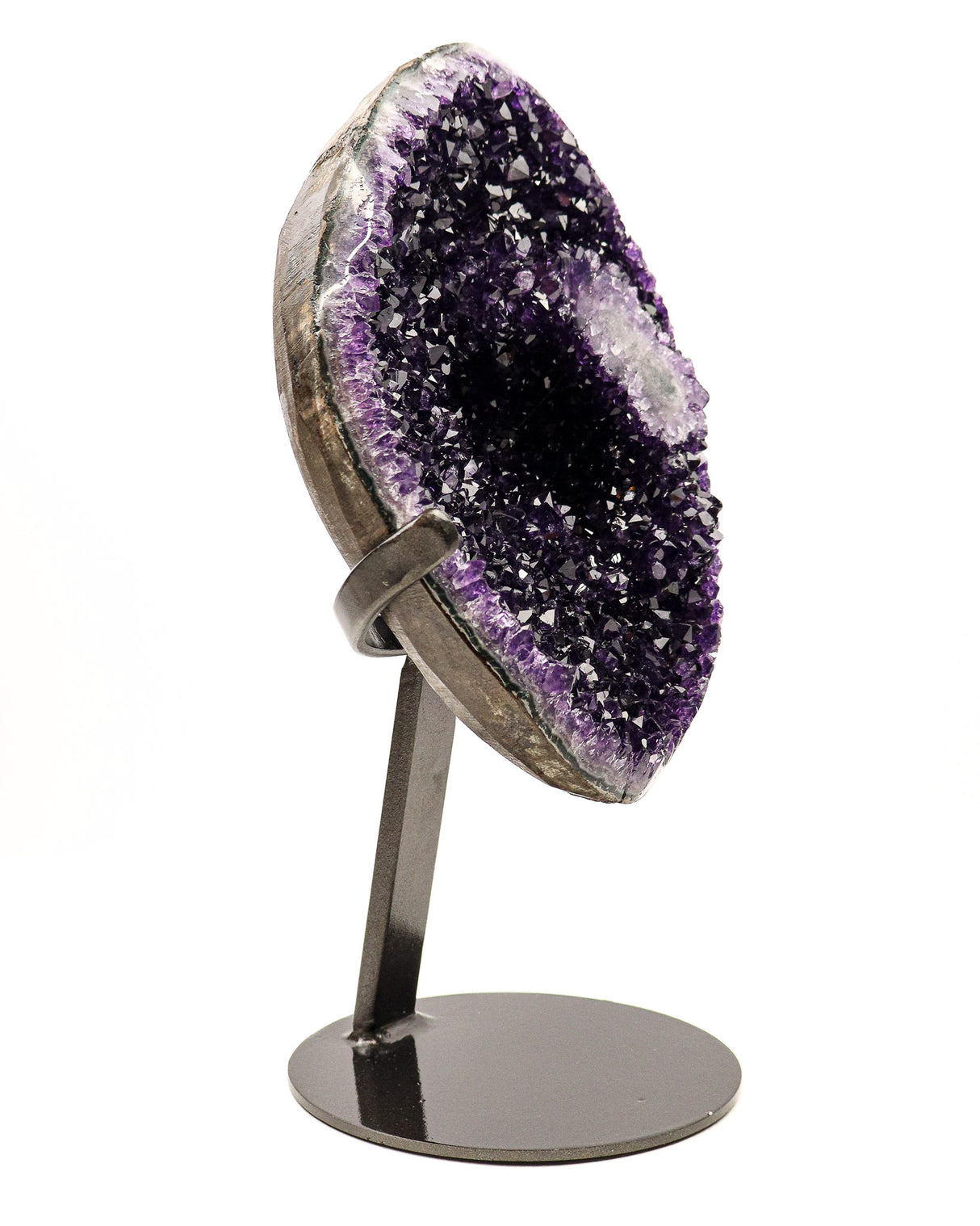 Uruguayan Amethyst Druzy on Stand | 3.1kg | Deep Protection & Ancient Wisdom