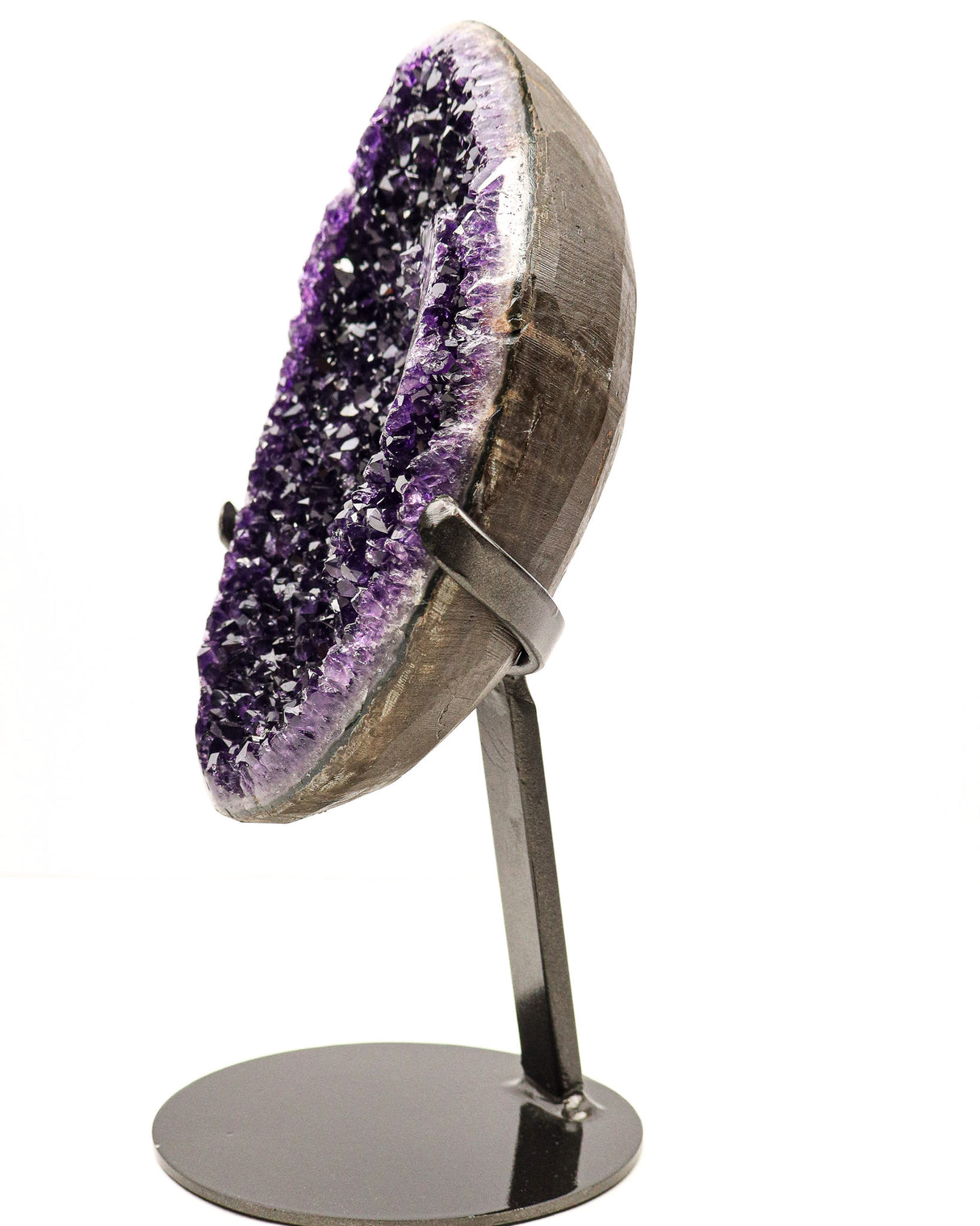 Uruguayan Amethyst Druzy on Stand | 3.1kg | Deep Protection & Ancient Wisdom