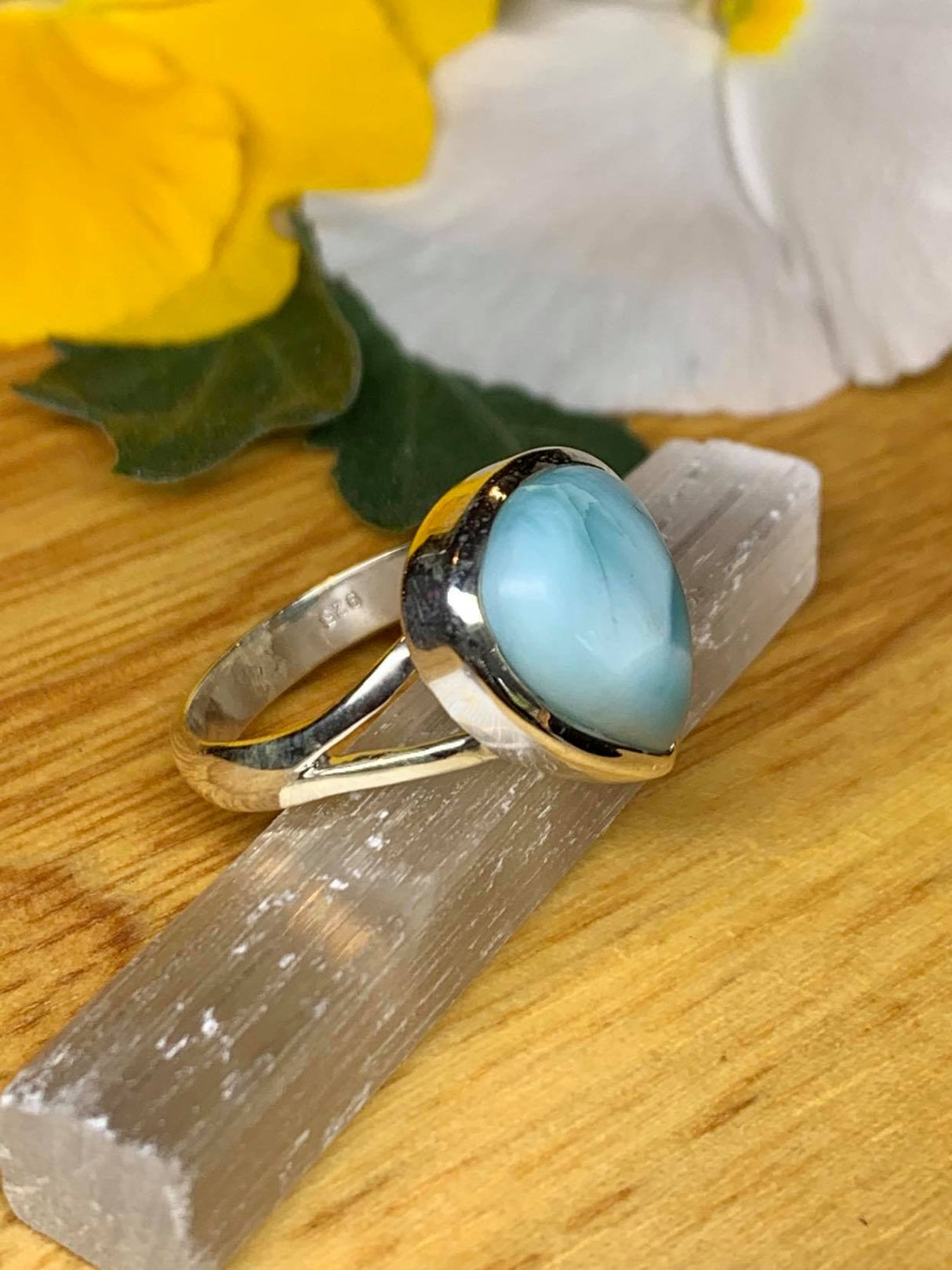 Larimar Ring Size 8