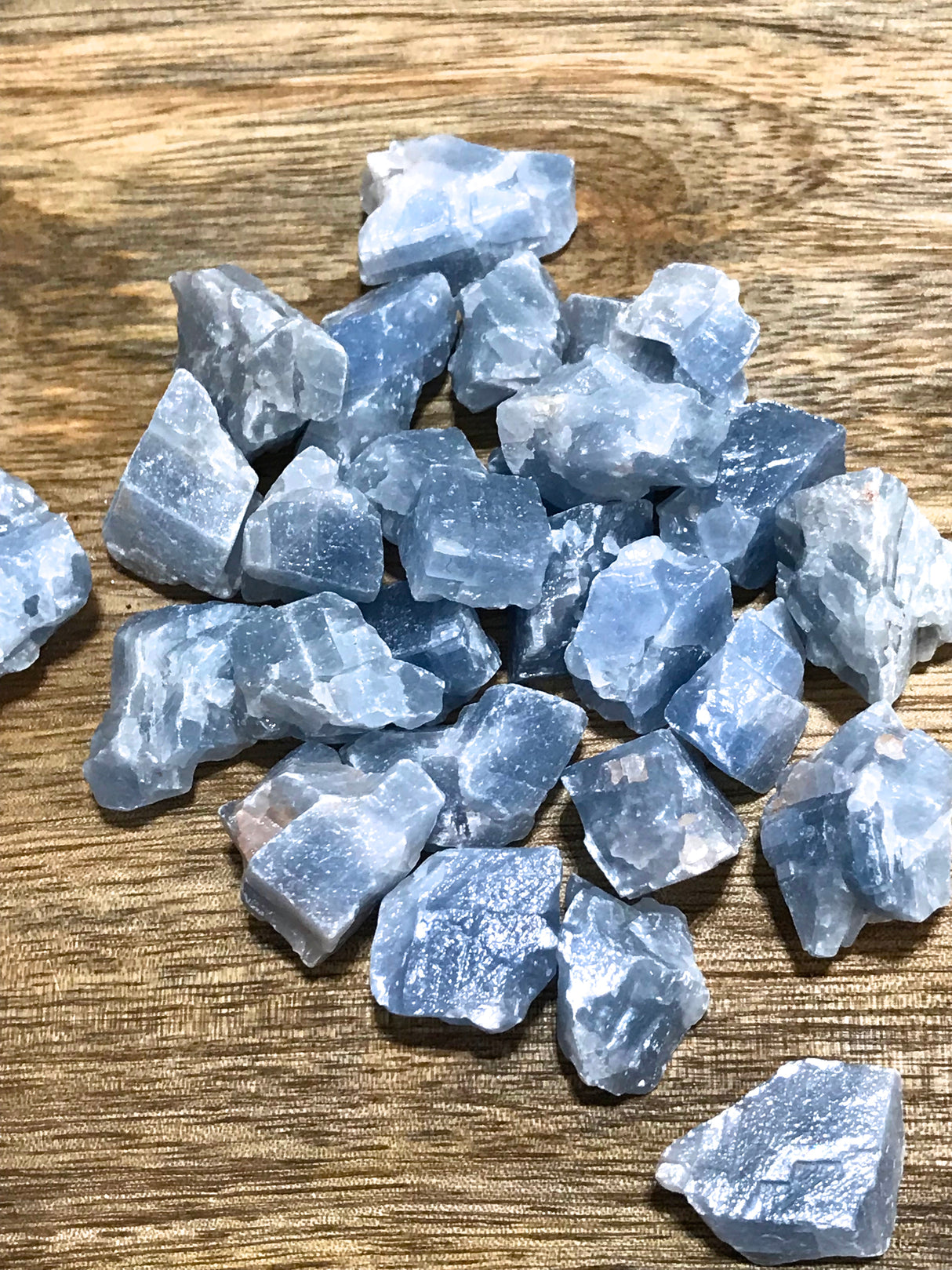 Blue Calcite Natural Chunk 2cm – Stone of Calm, Communication & Gentle Healing