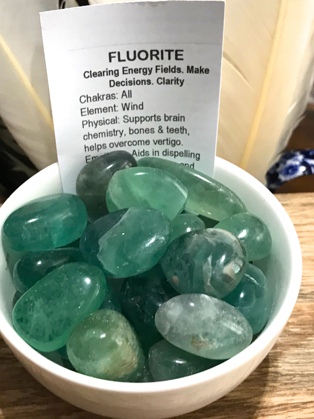 Fluorite Green Tumble Stone Inspired By 3 Australia