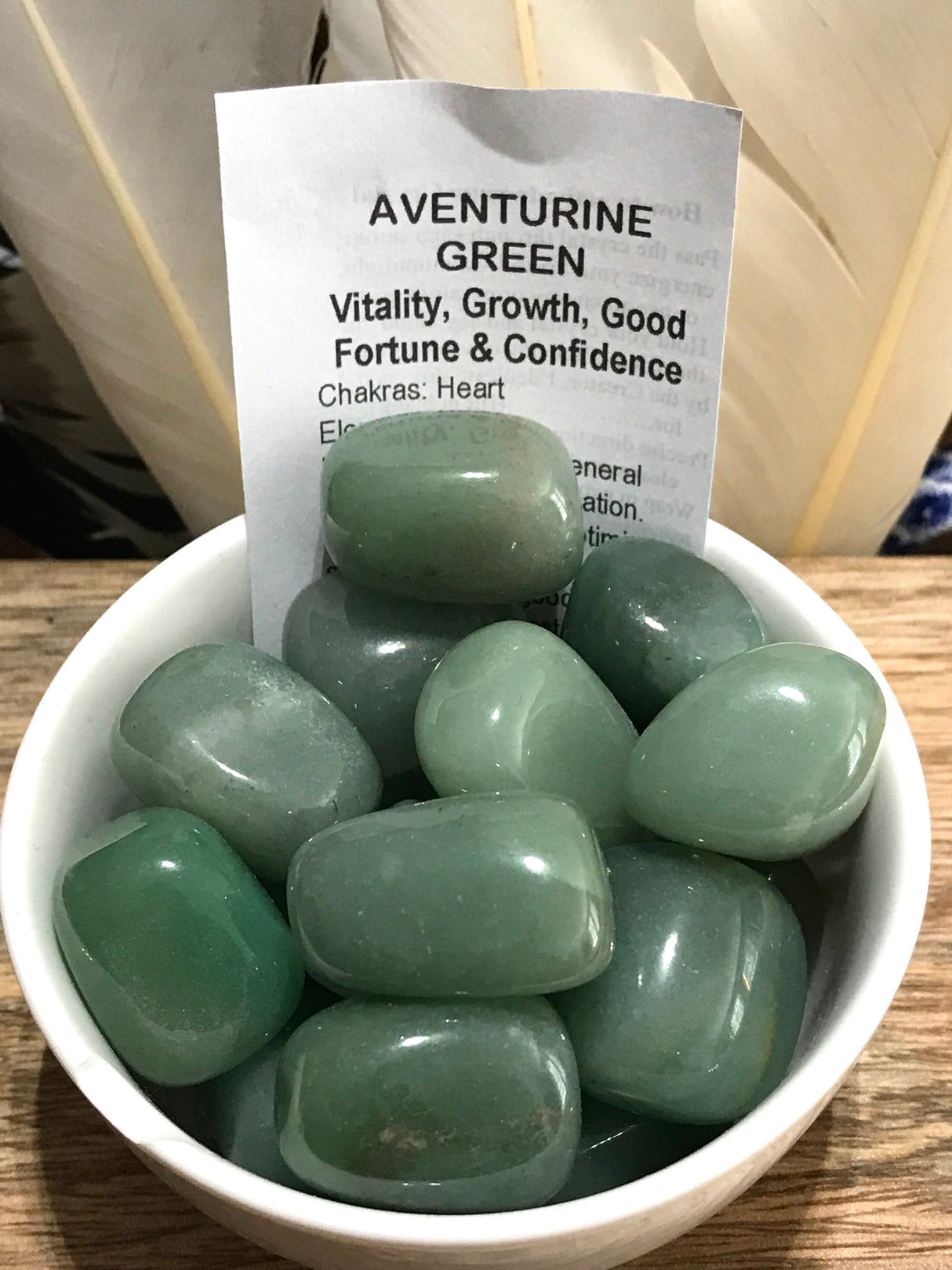 Green Aventurine Tumbled Stone – Stone of Luck, Growth & Emotional Renewal