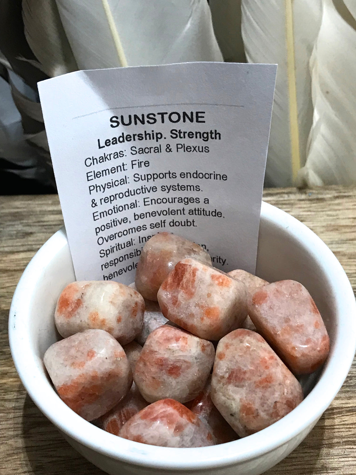 Sunstone Tumbled Stone – Stone of Joy, Empowerment & Vitality