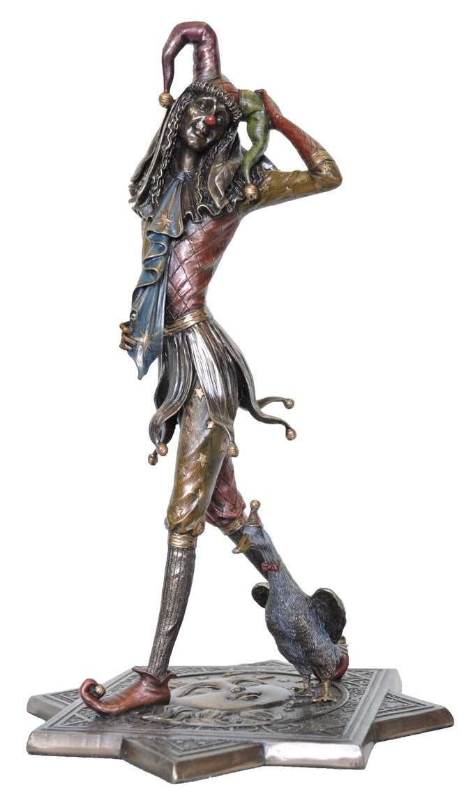 Jester with Duck Statue – Symbol of Joy, Honesty & Intuition