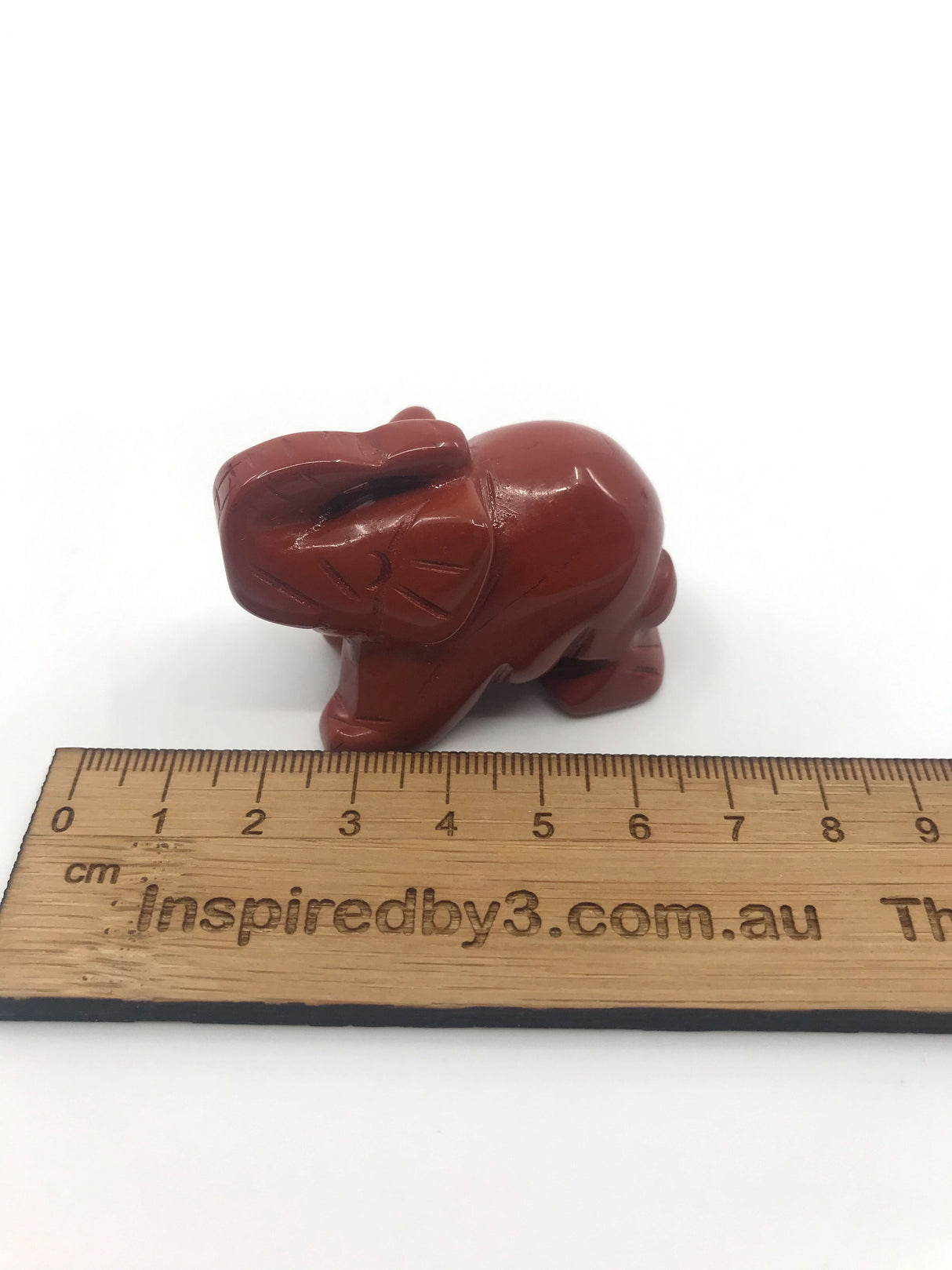 Red Jasper - Elephant Carving. Sale at Inspired By 3 Australia