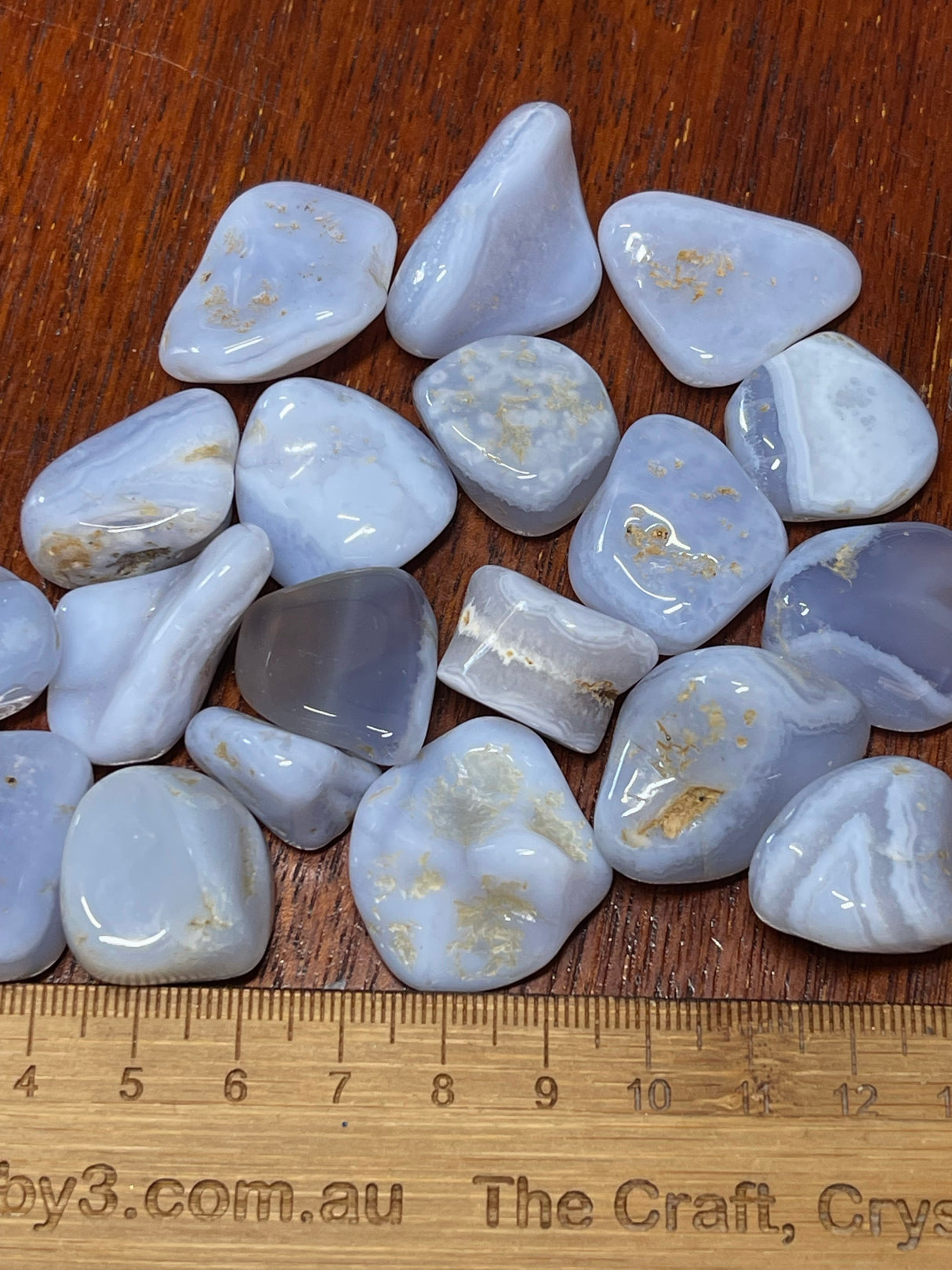 Chalcedony Tumbled Stone – Stone of Harmony, Compassion & Emotional Balance