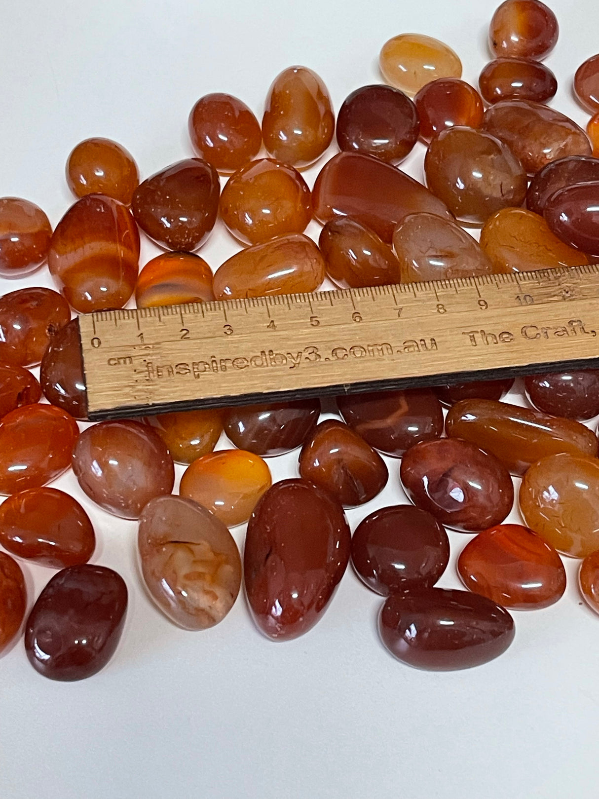 Carnelian Tumbled Stone – Stone of Passion, Creativity & Courage