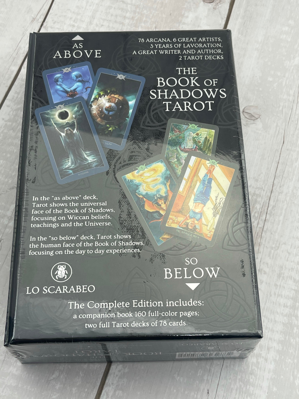The Book Of Shadows Tarot - Includes 2 tarot decks by Barbara Moore