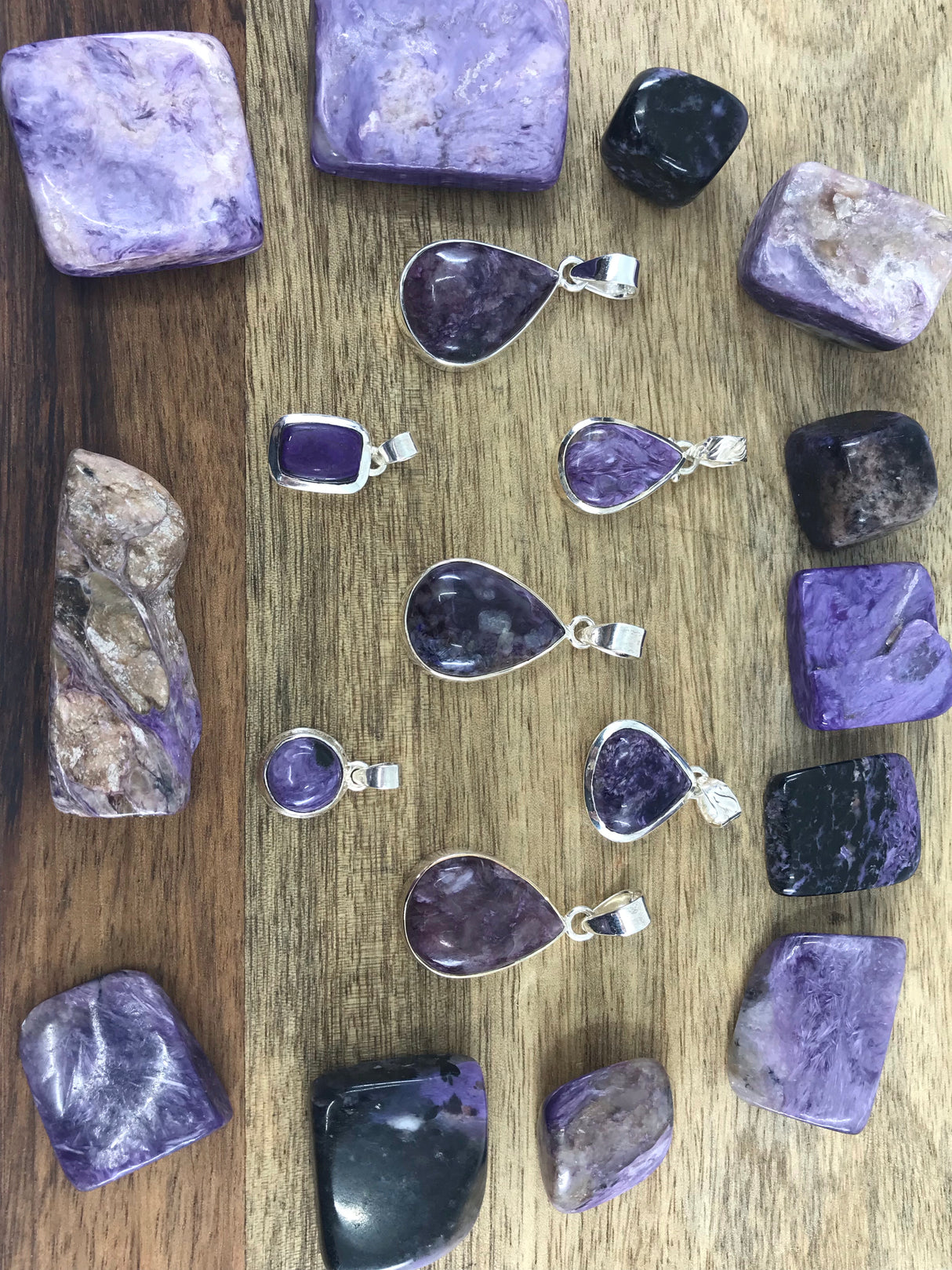 Charoite Tumbled Stone – Stone of Transformation, Insight & Divine Connection