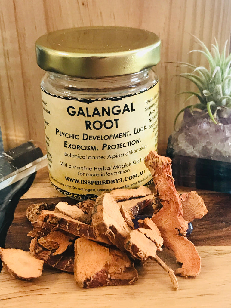 Galangal Root 15g - Psychic Development. Luck. Health. Protection. Hex Breaking.