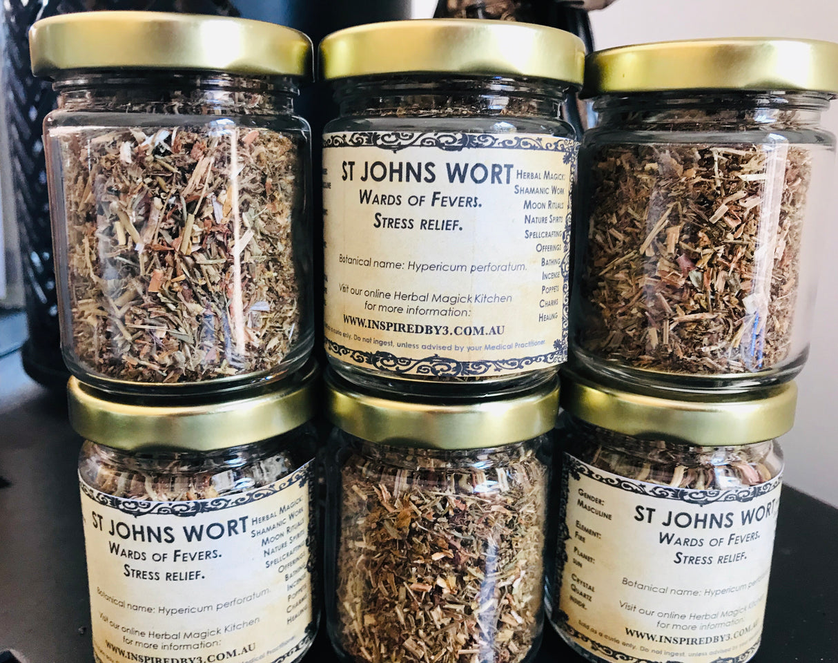St John' Wort - Wards of Fevers. Stress Relief.