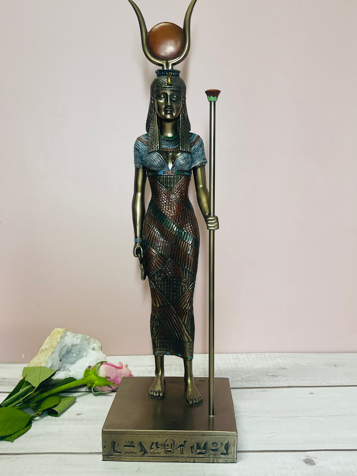 Hathor – Egyptian Goddess of Joy, Motherhood & Music Statue