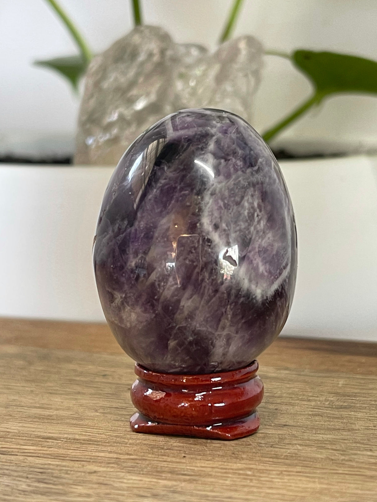 Chevron Amethyst Egg