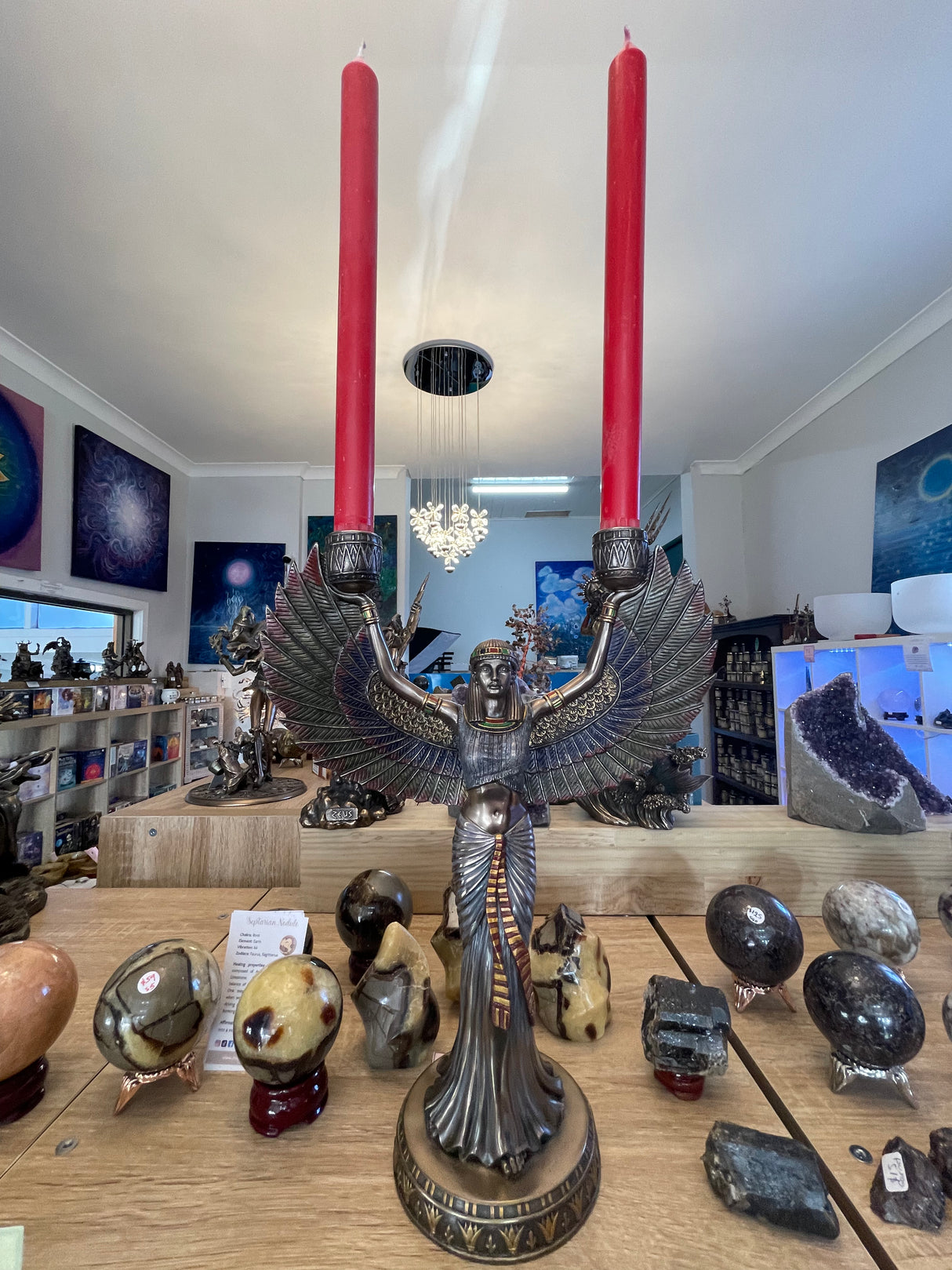 Isis Candle Holder – Egyptian Goddess of Magic, Healing & Fertility