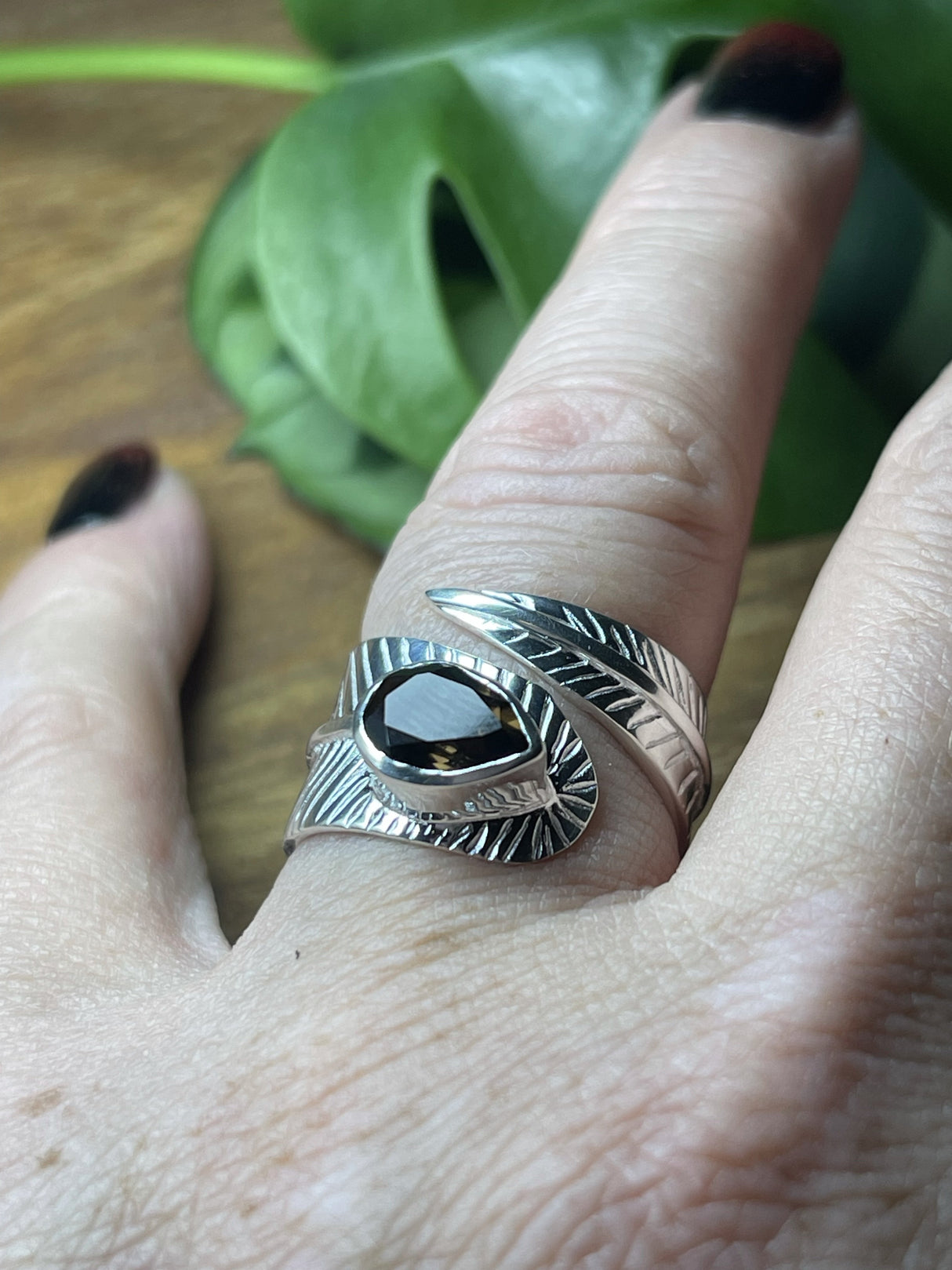 Smoky Quartz Ring - Size 8 - Purification. Protection. Detox.