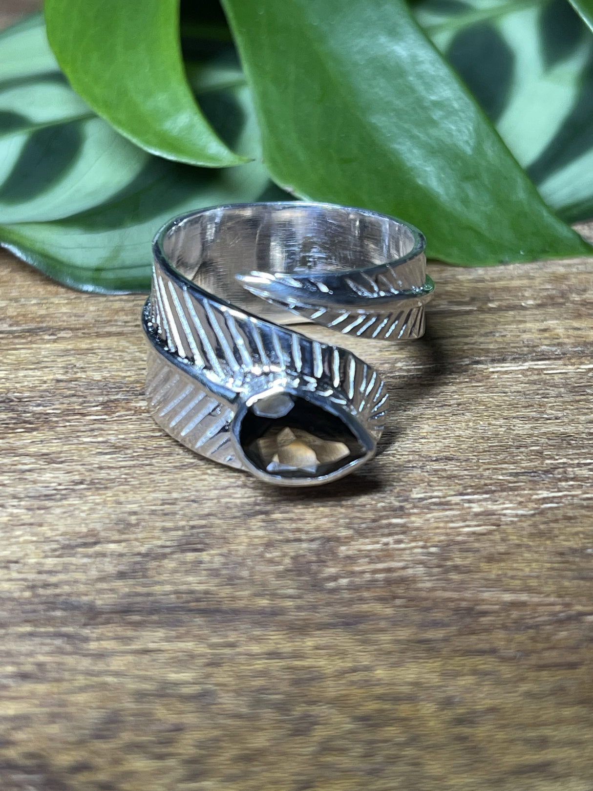 Smoky Quartz Ring - Size 8 - Purification. Protection. Detox.