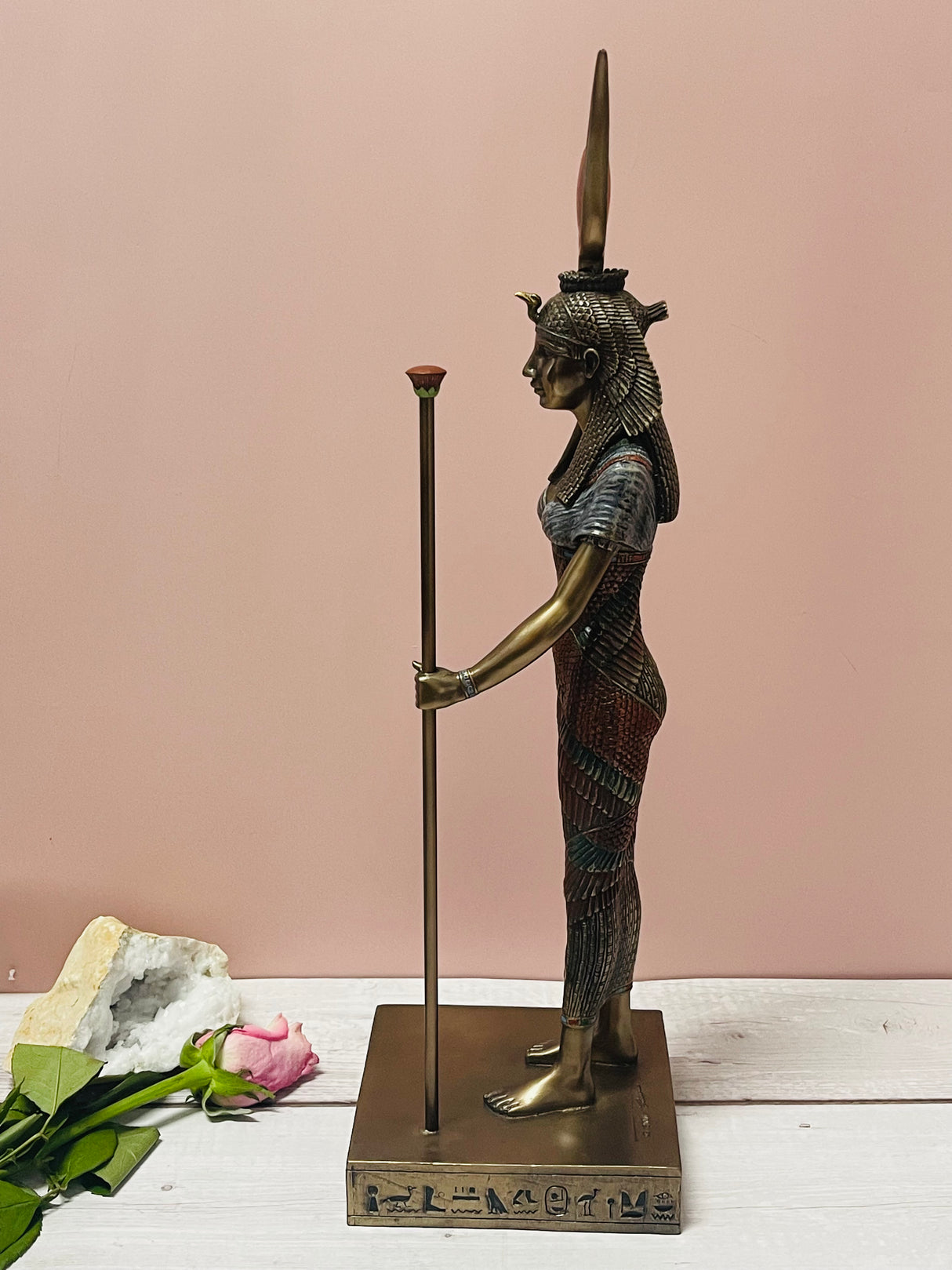 Hathor – Egyptian Goddess of Joy, Motherhood & Music Statue