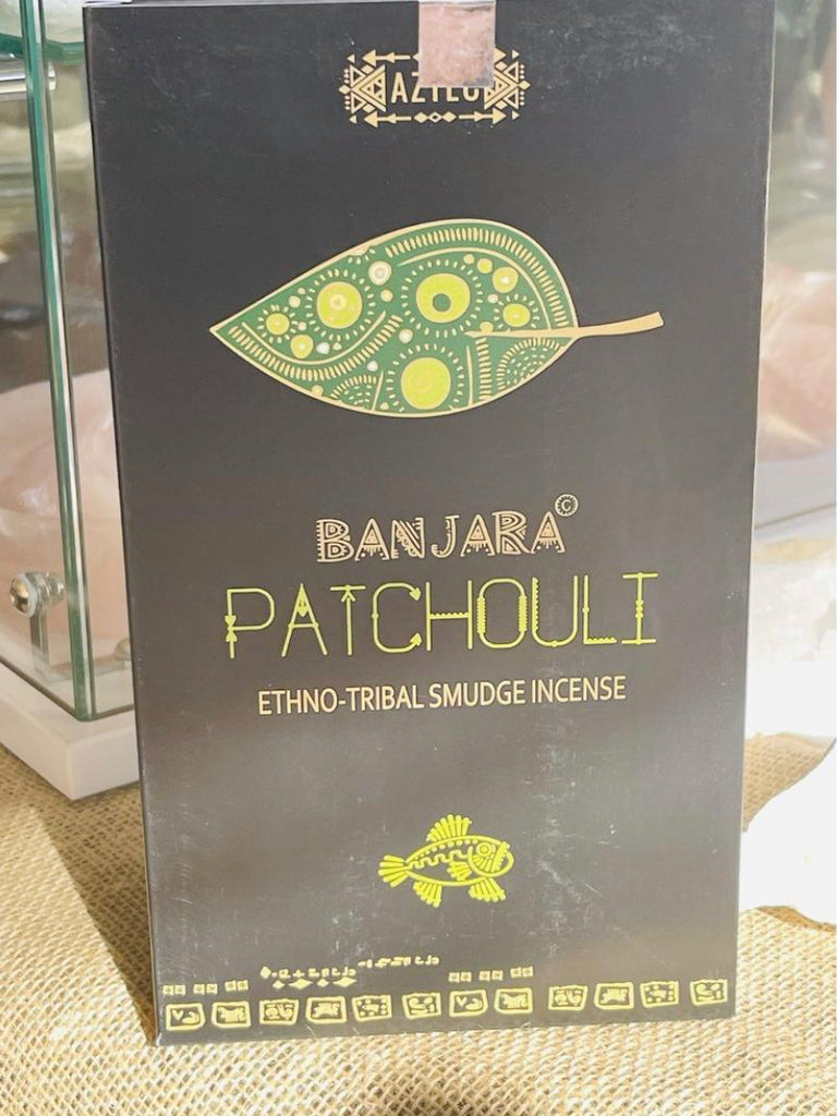 PATCHOULI - Box of Banjara Ethno-Tribal Incense 12x 15g packs