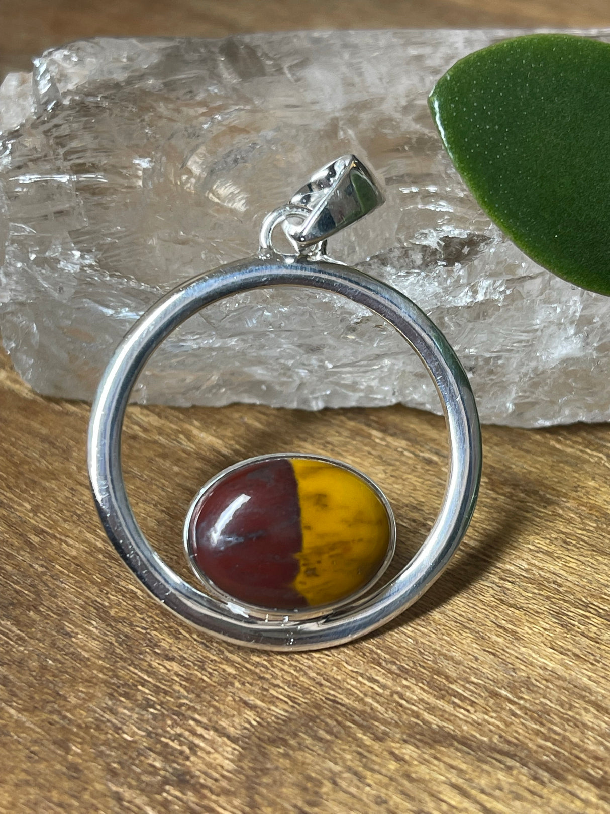 Mookaite Jasper Silver Pendant - New Experiences