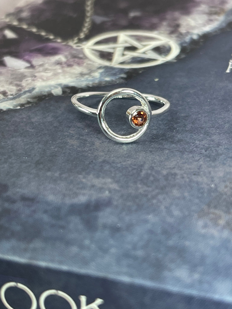 Garnet Ring Size 7 - Emotional Healing - Stone of Health
