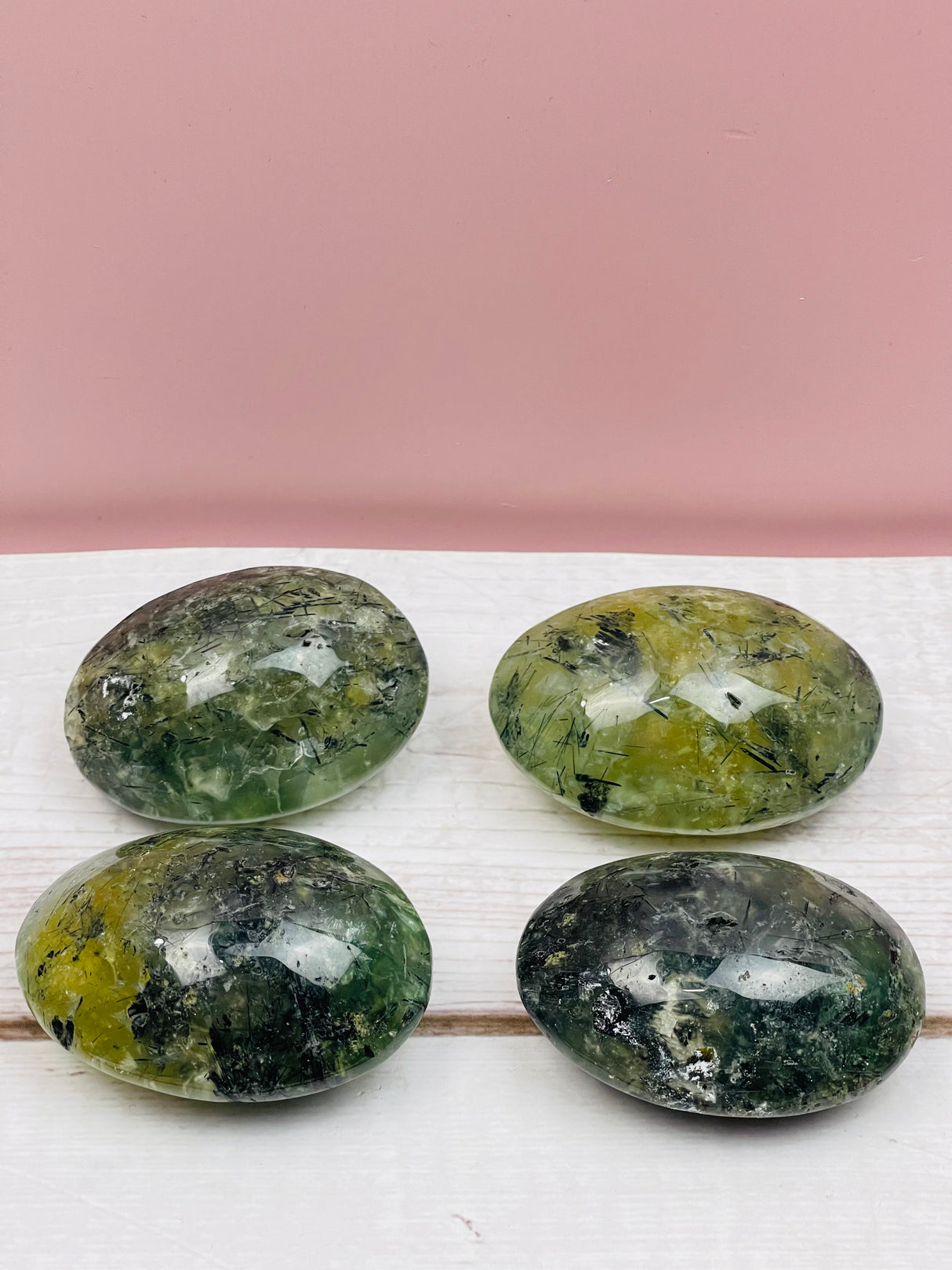 Prehnite Palmstone - "I trust what the Universe has in store for me."