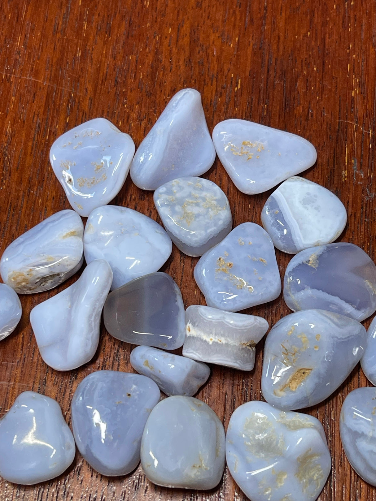 Chalcedony Tumbled Stone – Stone of Harmony, Compassion & Emotional Balance