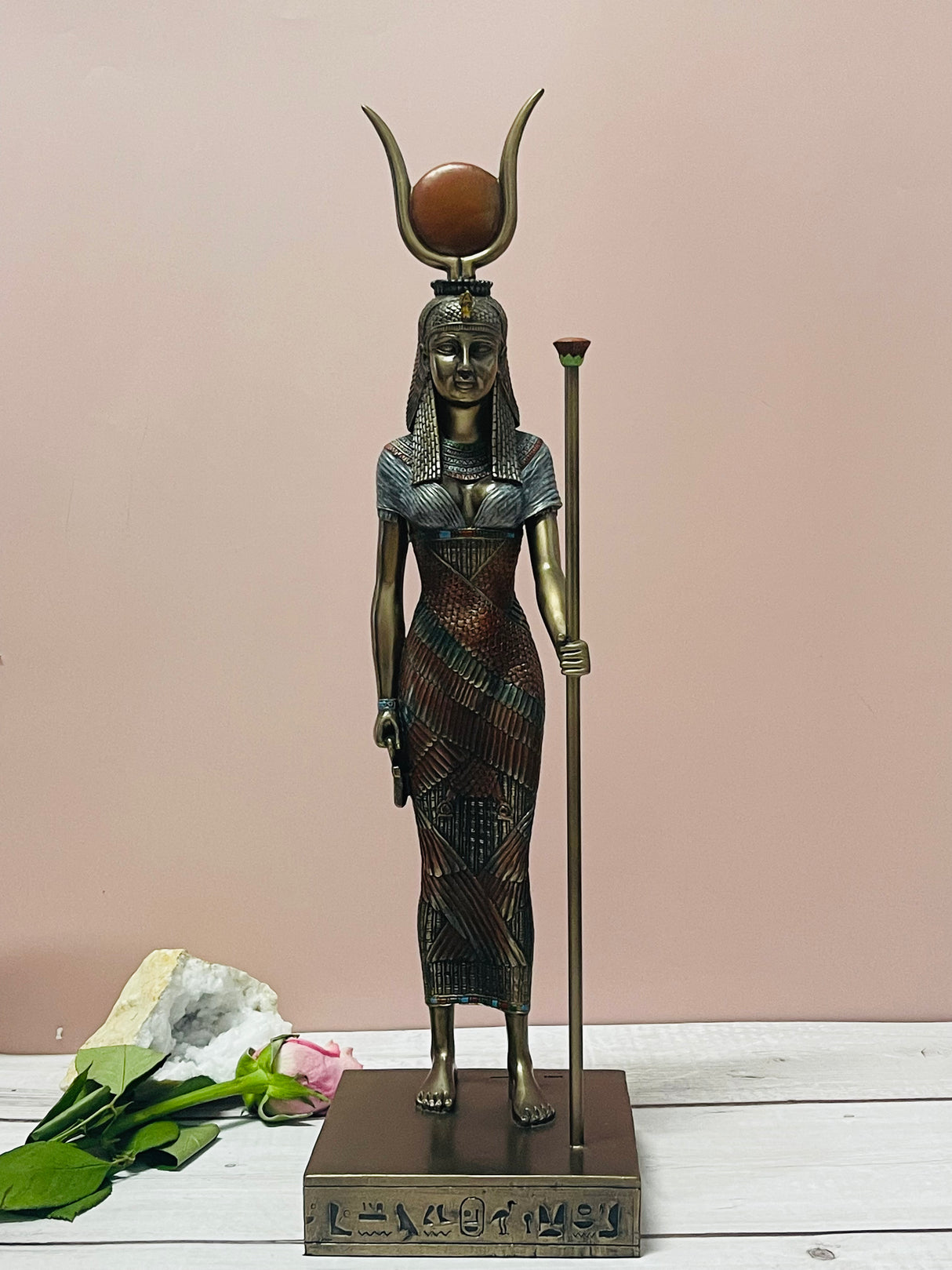 Hathor – Egyptian Goddess of Joy, Motherhood & Music Statue