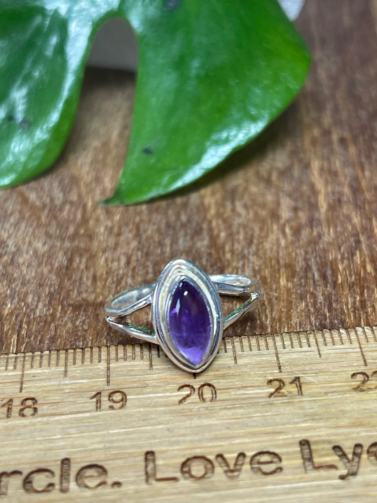 Amethyst Ring Size 7 - “I trust my intuition and allow it to guide me each day.”