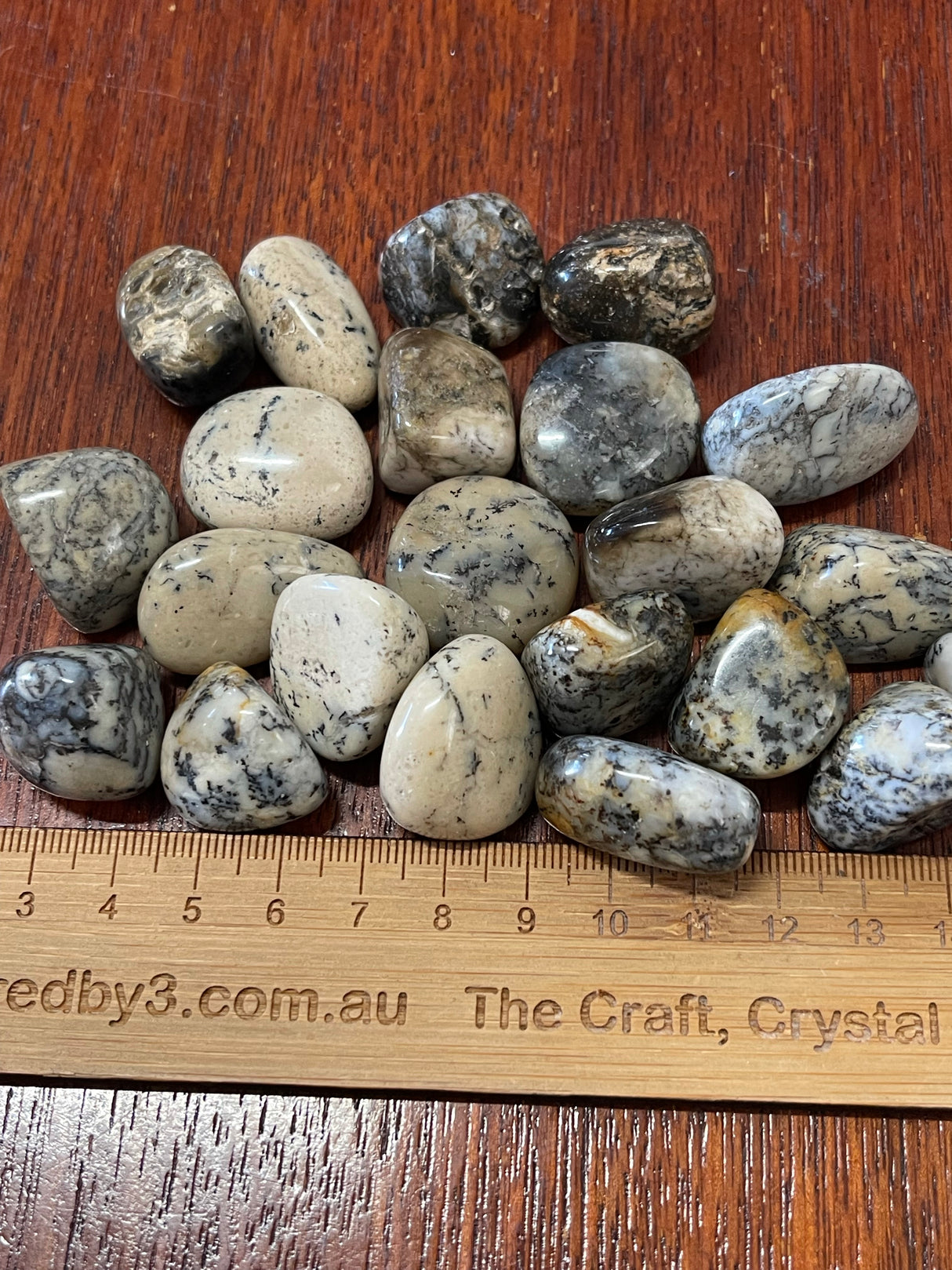 Dendritic Agate Tumbled Stone – Stone of Growth, Stability & Inner Peace