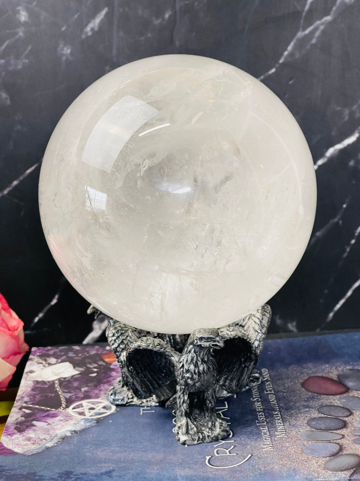 Clear Quartz Sphere 3.074 Kilos - 13cm - Master Healer