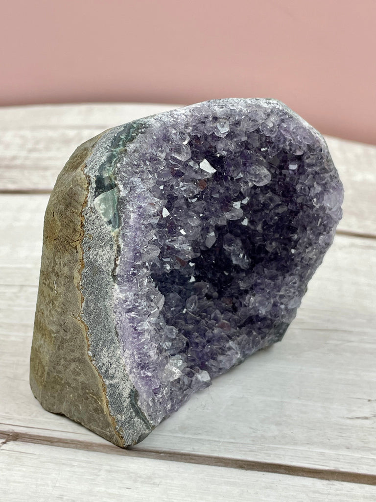 Amethyst Cluster 414g  #25 - Protection. Intuition. Healing.