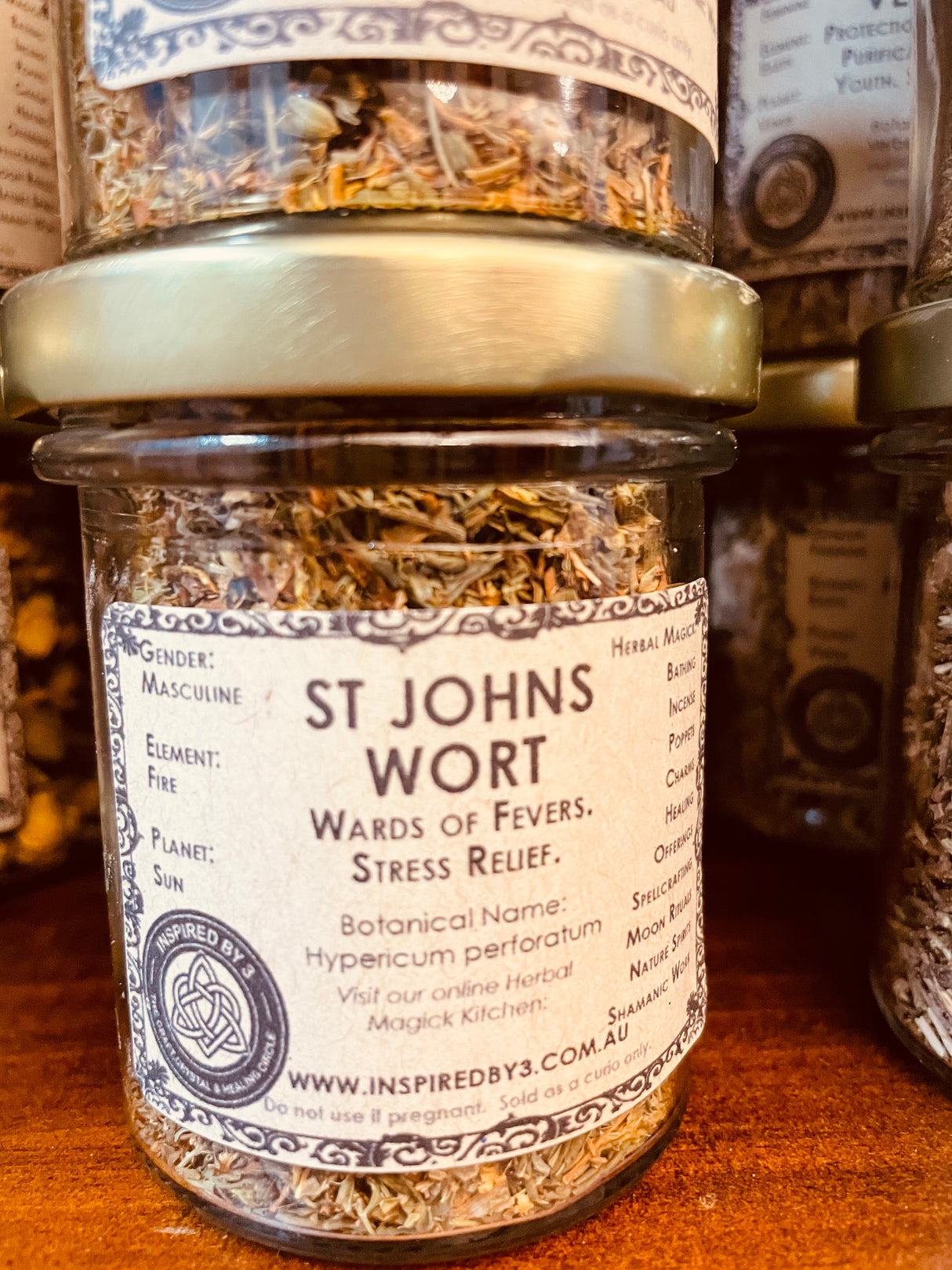 St John' Wort - Wards of Fevers. Stress Relief.