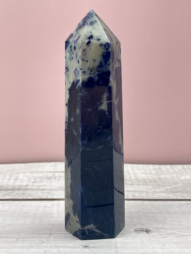 Sodalite Tower 376g - Intuitive. Inner Peace