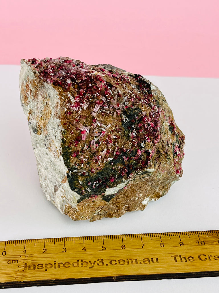 Cobaltoan Calcite with Quartz 859g - Aphrodite Stone - Talisman of Love