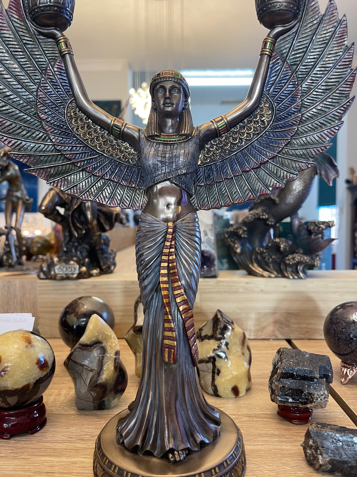 Isis Candle Holder – Egyptian Goddess of Magic, Healing & Fertility