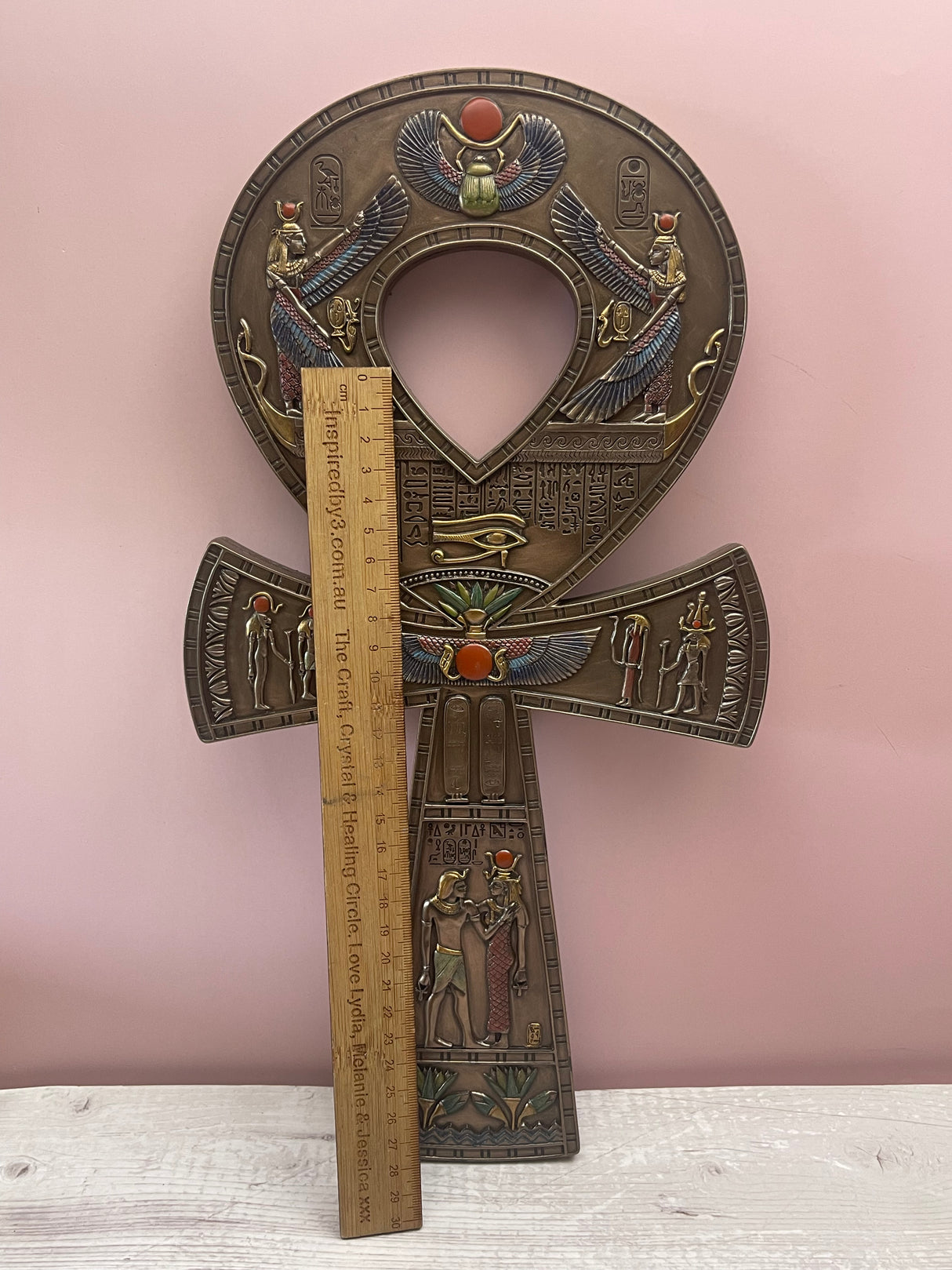 Ankh Wall Plaque – Egyptian Key of Life & Eternal Power