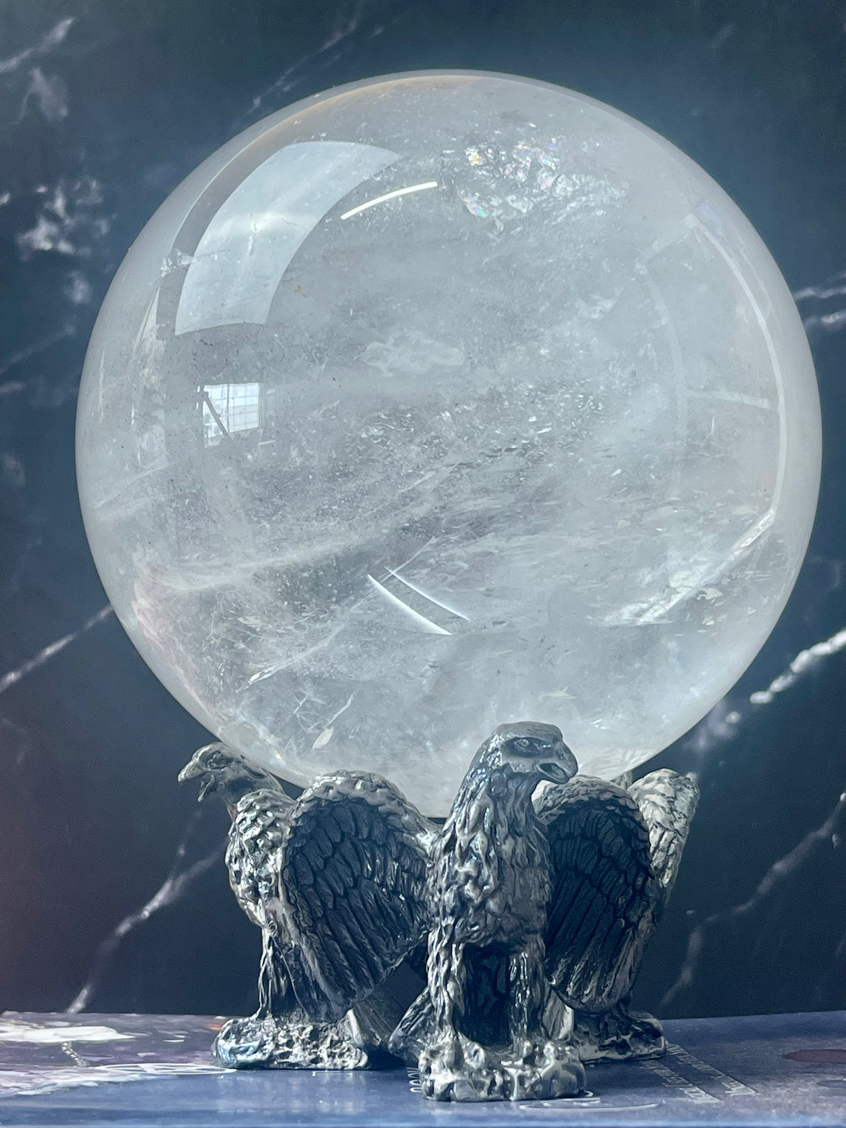 Clear Quartz Sphere 3.074 Kilos - 13cm - Master Healer