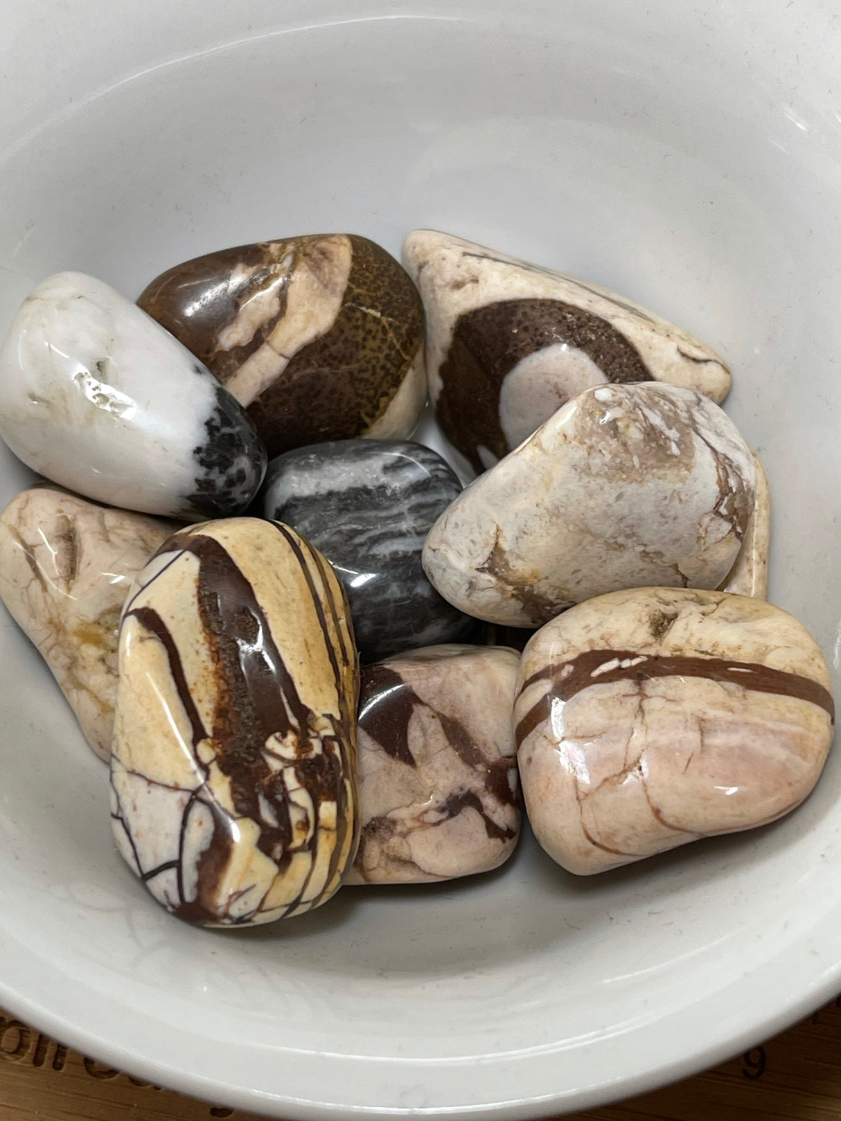 Zebra Jasper Tumbled Stone – Stone of Balance, Motivation & Inner Harmony