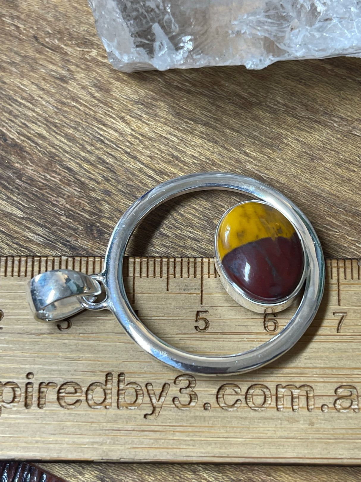 Mookaite Jasper Silver Pendant - New Experiences