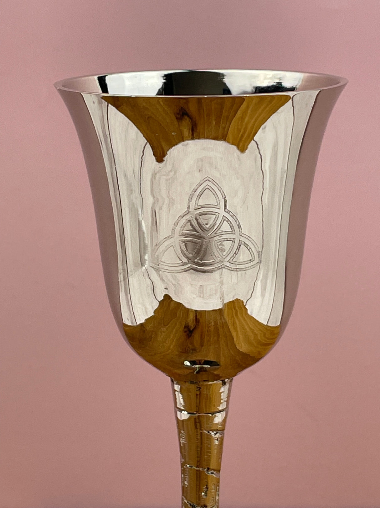 Triquetra Aluminium Chalice - Vessel of the Divine Feminine