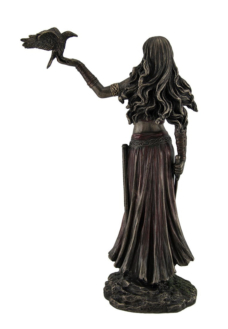 Morrigan and Raven – Goddess of Magic, Water & Witches Statue