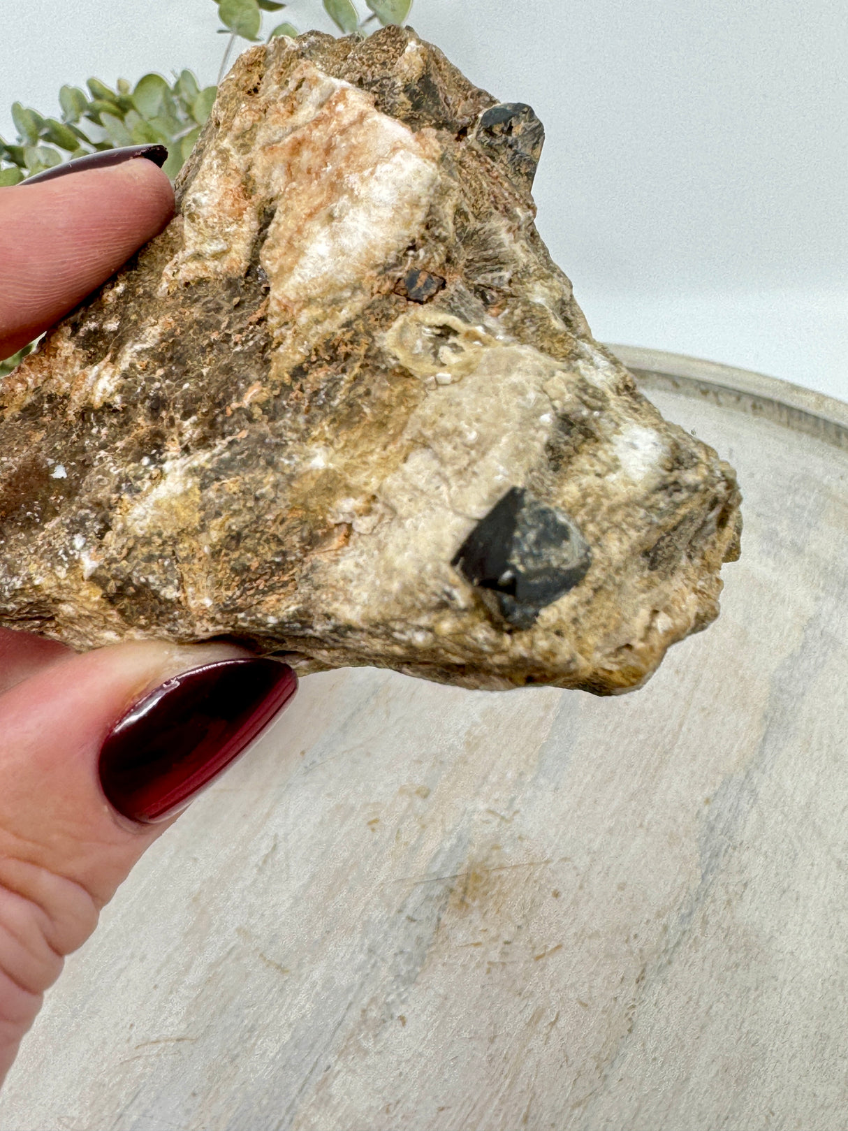 Magnetite Crystals on Kaolinite Matrix – 166g | Radium Hill, South Australia