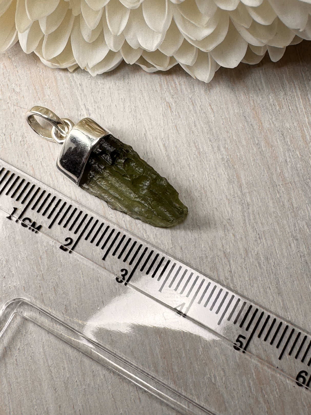 Moldavite Silver Pendant #9 2.12g- Transformation & Protection