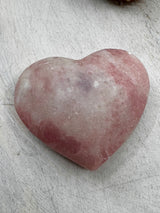 Pink Opal Heart – Approx. 6cm | Stone of Love, Healing & Emotional Renewal