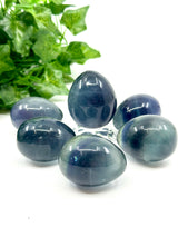 Rainbow Fluorite Egg  - “I am organised and disciplined in all areas of my life”.
