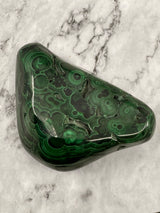 Malachite Polished Specimen 135g - "I choose to radiate love, kindness, and positive energy."